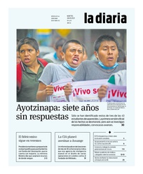 Tapa de la diaria del martes 28 de septiembre de 2021