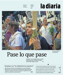 Tapa de la diaria del martes 19 de noviembre de 2019