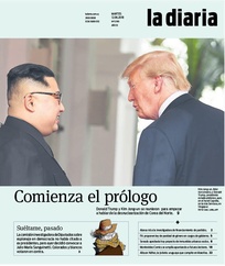 Tapa de la diaria del martes 12 de junio de 2018