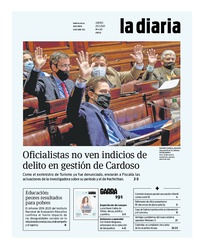 Tapa de la diaria del jueves 25 de noviembre de 2021