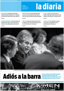 Tapa de la diaria del jueves 19 de mayo de 2016