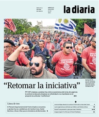 Tapa de la diaria del miércoles 29 de enero de 2020