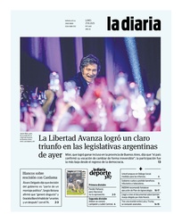 Tapa de la diaria del lunes 27 de octubre de 2025