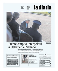 Tapa de la diaria del martes 17 de octubre de 2023