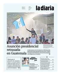 Tapa de la diaria del lunes 15 de enero de 2024