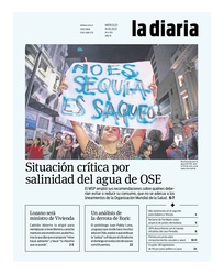 Tapa de la diaria del miércoles 10 de mayo de 2023