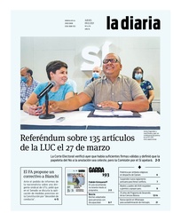 Tapa de la diaria del jueves 9 de diciembre de 2021