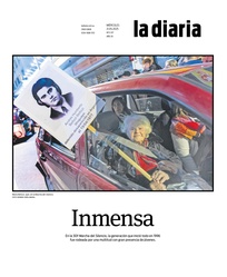 Tapa de la diaria del miércoles 21 de mayo de 2025