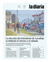 Tapa de la diaria del martes 13 de mayo de 2025