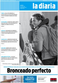 Tapa de la diaria del jueves 23 de julio de 2015