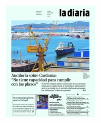 Tapa de la diaria del lunes 9 de febrero de 2026