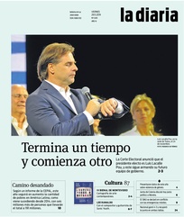 Tapa de la diaria del viernes 29 de noviembre de 2019