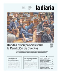 Tapa de la diaria del martes 17 de agosto de 2021