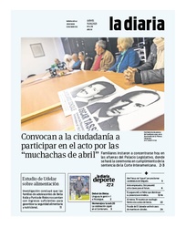 Tapa de la diaria del jueves 15 de junio de 2023