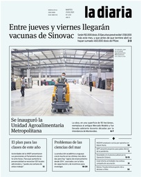 Tapa de la diaria del martes 23 de febrero de 2021