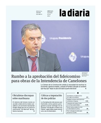 Tapa de la diaria del miércoles 14 de julio de 2021