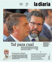 Tapa de la diaria del jueves 15 de noviembre de 2018