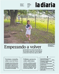 Tapa de la diaria del martes 4 de mayo de 2021