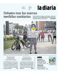 Tapa de la diaria del jueves 3 de diciembre de 2020