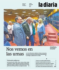 Tapa de la diaria del jueves 9 de mayo de 2019