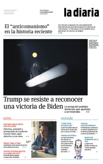 Tapa de la diaria del sábado 7 de noviembre de 2020