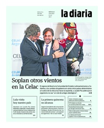 Tapa de la diaria del miércoles 25 de enero de 2023