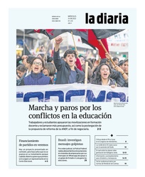 Tapa de la diaria del miércoles 24 de agosto de 2022