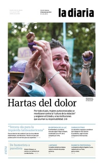 Tapa de la diaria del sábado 29 de enero de 2022
