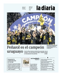 Tapa de la diaria del miércoles 8 de diciembre de 2021
