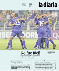 Tapa de la diaria del jueves 31 de enero de 2019