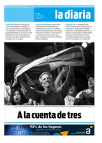 Tapa de la diaria del lunes 27 de octubre de 2014