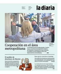 Tapa de la diaria del martes 29 de septiembre de 2020