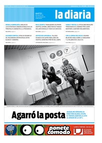 Tapa de la diaria del martes 7 de octubre de 2014