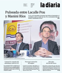 Tapa de la diaria del miércoles 30 de diciembre de 2020