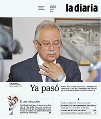 Tapa de la diaria del miércoles 19 de septiembre de 2018