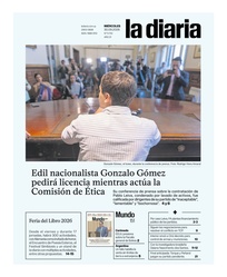 Tapa de la diaria del miércoles 30 de setiembre de 2026
