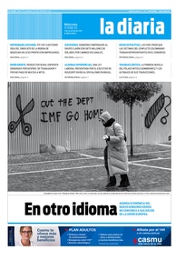 Tapa de la diaria del miércoles 11 de febrero de 2015