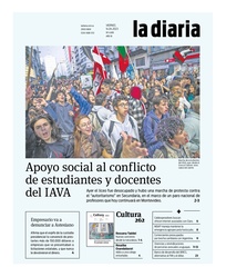 Tapa de la diaria del viernes 14 de abril de 2023
