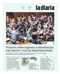 Tapa de la diaria del lunes 5 de mayo de 2025