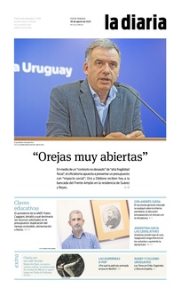 Tapa de la diaria del sábado 30 de agosto de 2025