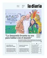 Tapa de la diaria del miércoles 9 de agosto de 2023