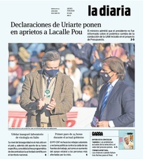 Tapa de la diaria del jueves 17 de septiembre de 2020