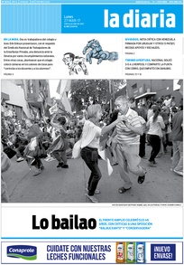 Tapa de la diaria del lunes 27 de marzo de 2017