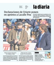 Tapa de la diaria del jueves 17 de septiembre de 2020