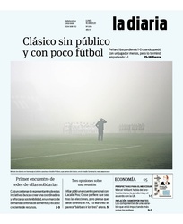 Tapa de la diaria del lunes 10 de agosto de 2020