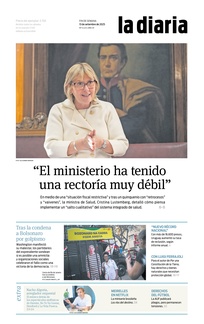 Tapa de la diaria del sábado 13 de septiembre de 2025