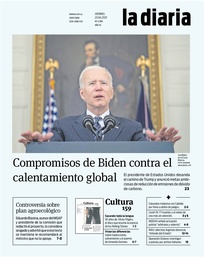 Tapa de la diaria del viernes 23 de abril de 2021