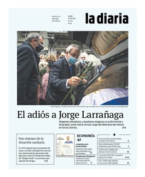 Tapa de la diaria del lunes 24 de mayo de 2021