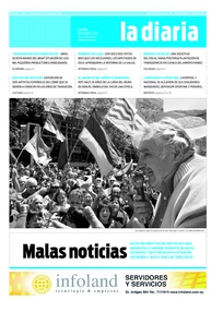 Tapa de la diaria del lunes 9 de noviembre de 2009