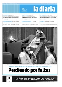 Tapa de la diaria del lunes 3 de mayo de 2010